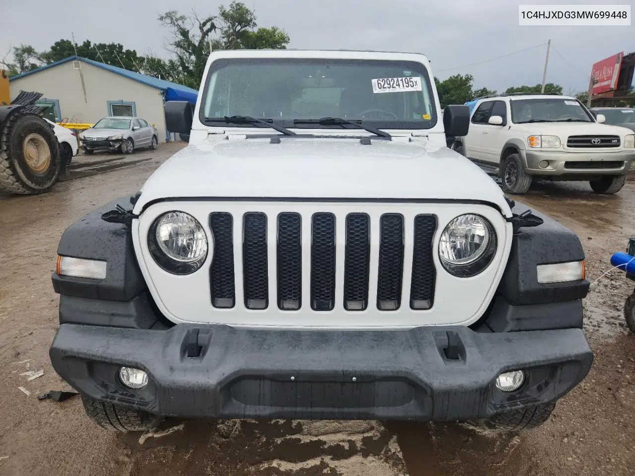 2021 Jeep Wrangler Unlimited Sport VIN: 1C4HJXDG3MW699448 Lot: 62924195
