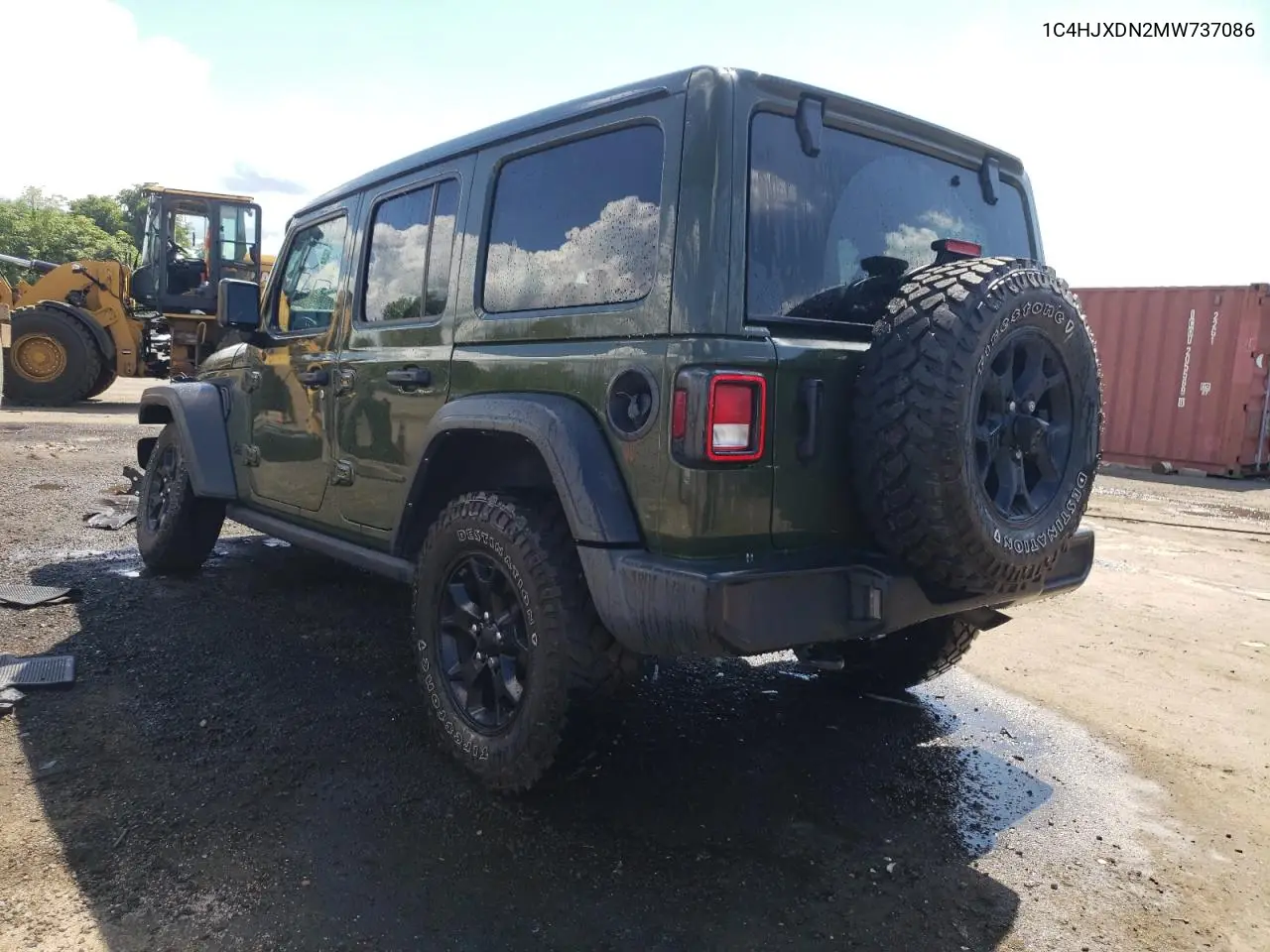 2021 Jeep Wrangler Unlimited Sport VIN: 1C4HJXDN2MW737086 Lot: 64398625