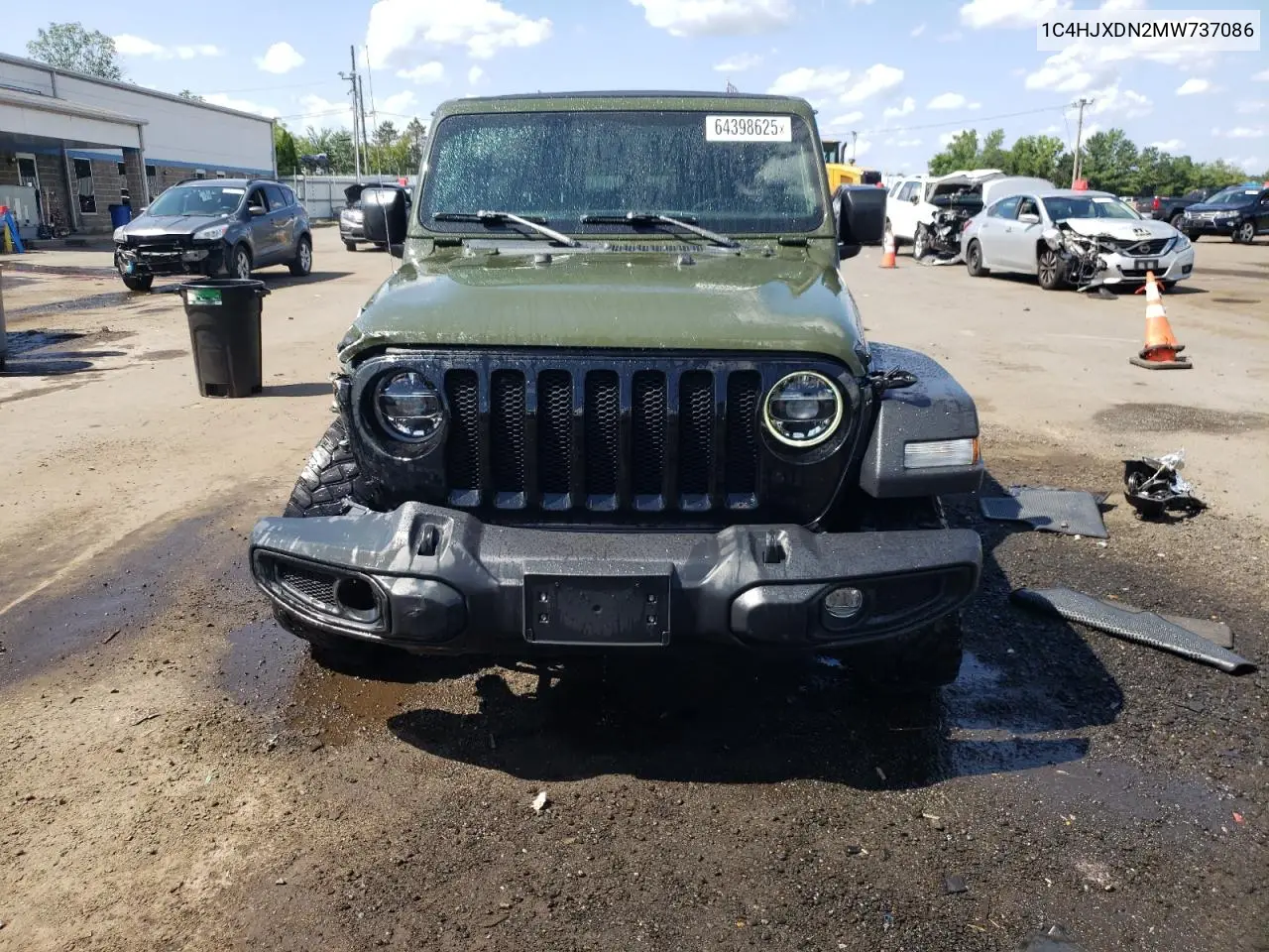 2021 Jeep Wrangler Unlimited Sport VIN: 1C4HJXDN2MW737086 Lot: 64398625