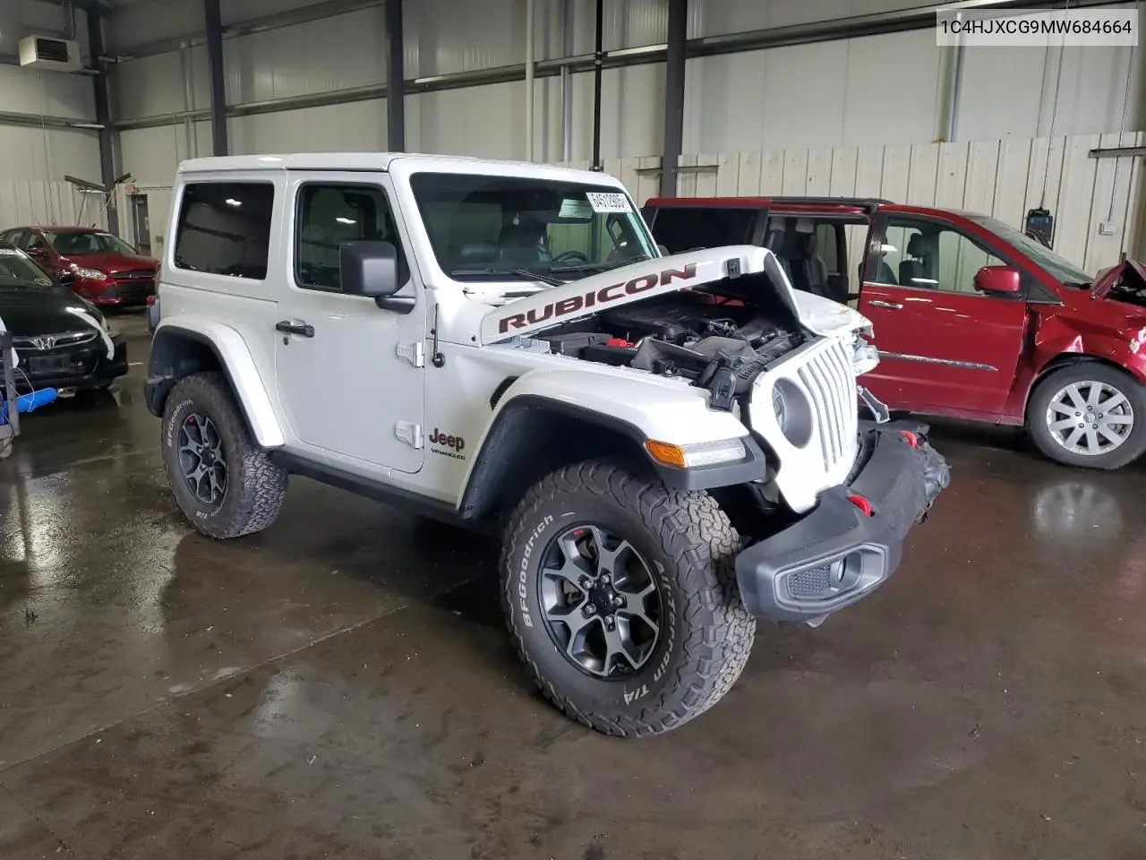 2021 Jeep Wrangler Rubicon VIN: 1C4HJXCG9MW684664 Lot: 64512905