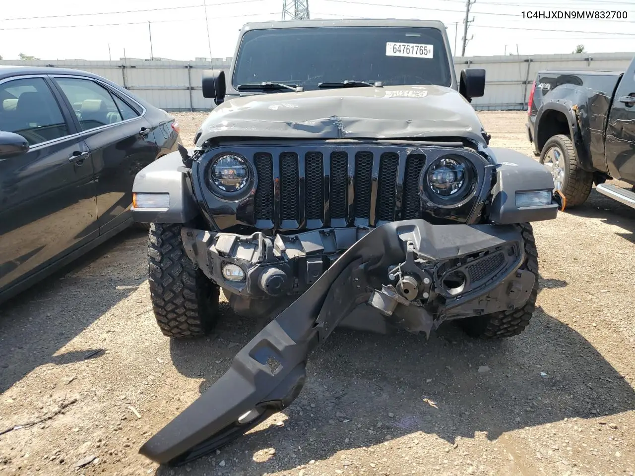 2021 Jeep Wrangler Unlimited Sport VIN: 1C4HJXDN9MW832700 Lot: 64761765