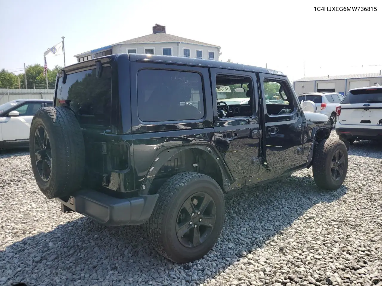 2021 Jeep Wrangler Unlimited Sahara VIN: 1C4HJXEG6MW736815 Lot: 64779455