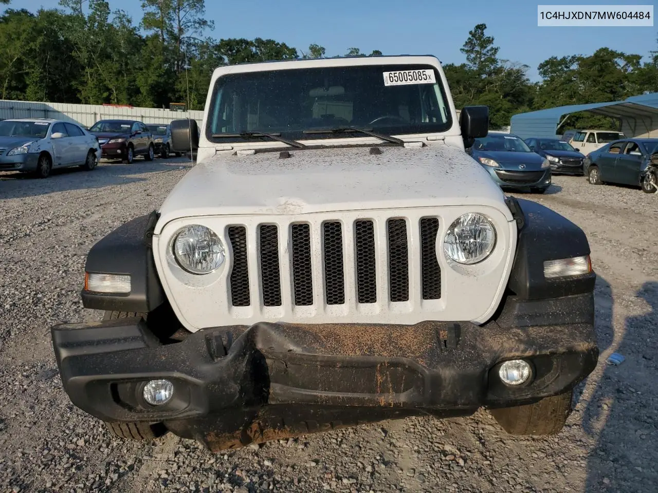 2021 Jeep Wrangler Unlimited Sport VIN: 1C4HJXDN7MW604484 Lot: 65005085
