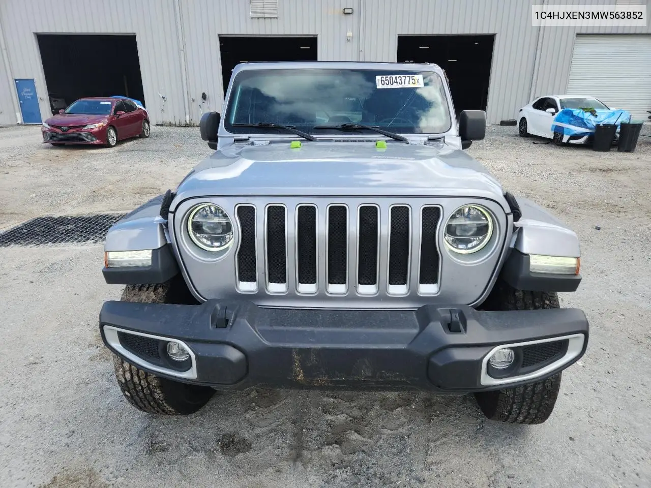 2021 Jeep Wrangler Unlimited Sahara VIN: 1C4HJXEN3MW563852 Lot: 65043775
