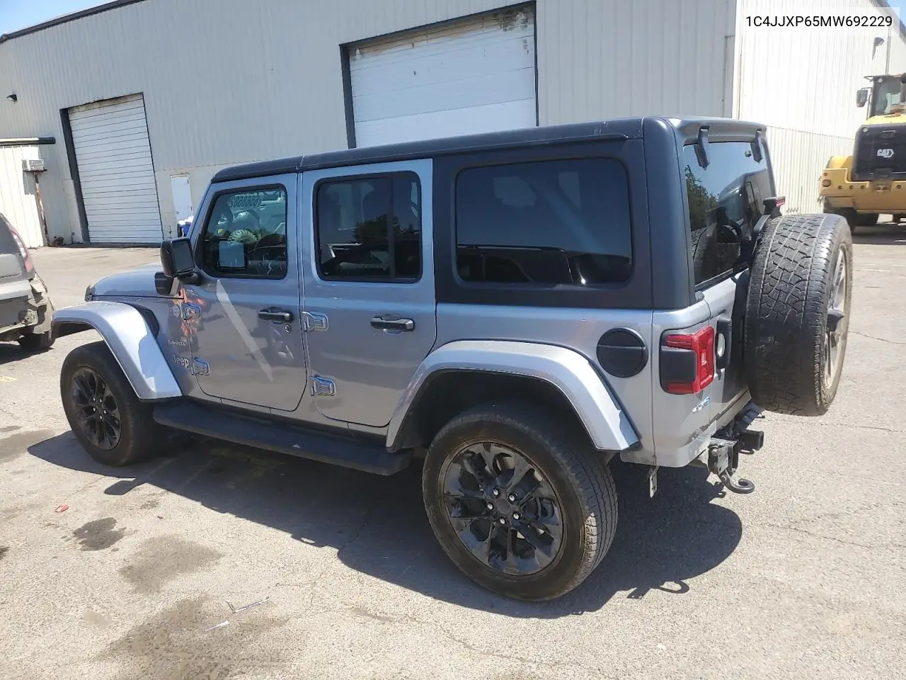2021 Jeep Wrangler Unlimited Sahara 4Xe VIN: 1C4JJXP65MW692229 Lot: 65685825
