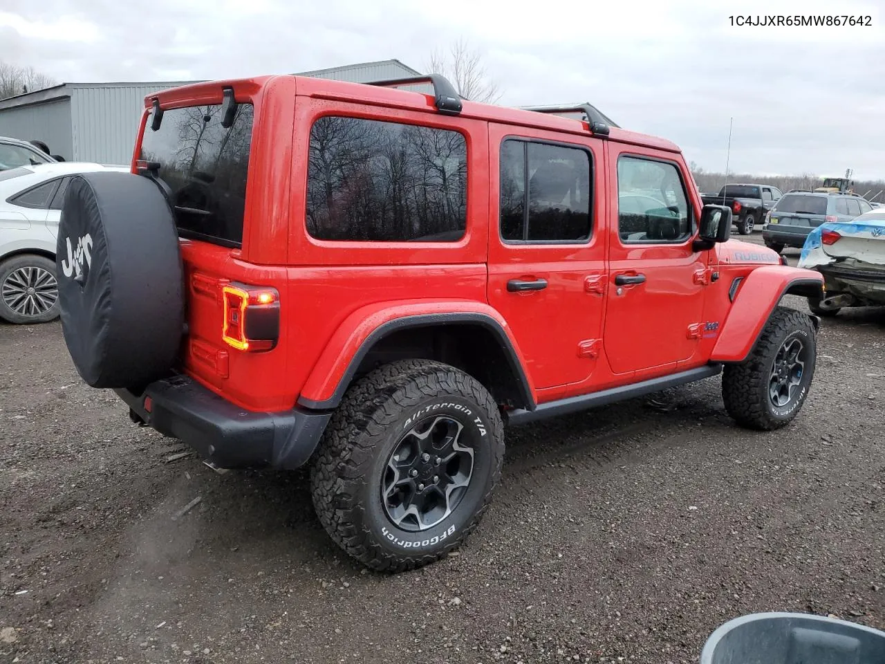 2021 Jeep Wrangler Unlimited Rubicon 4Xe VIN: 1C4JJXR65MW867642 Lot: 84452684