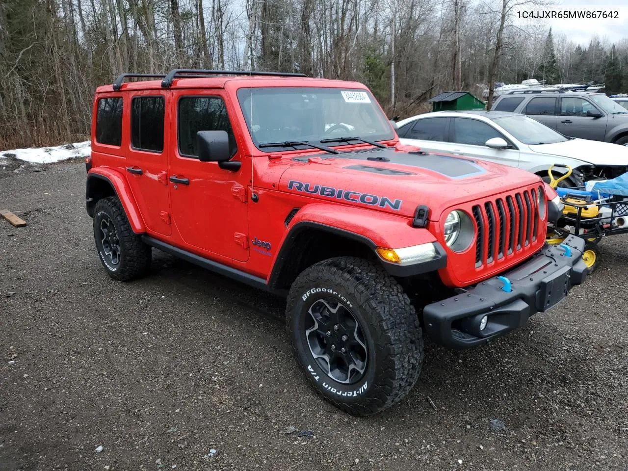 2021 Jeep Wrangler Unlimited Rubicon 4Xe VIN: 1C4JJXR65MW867642 Lot: 84452684