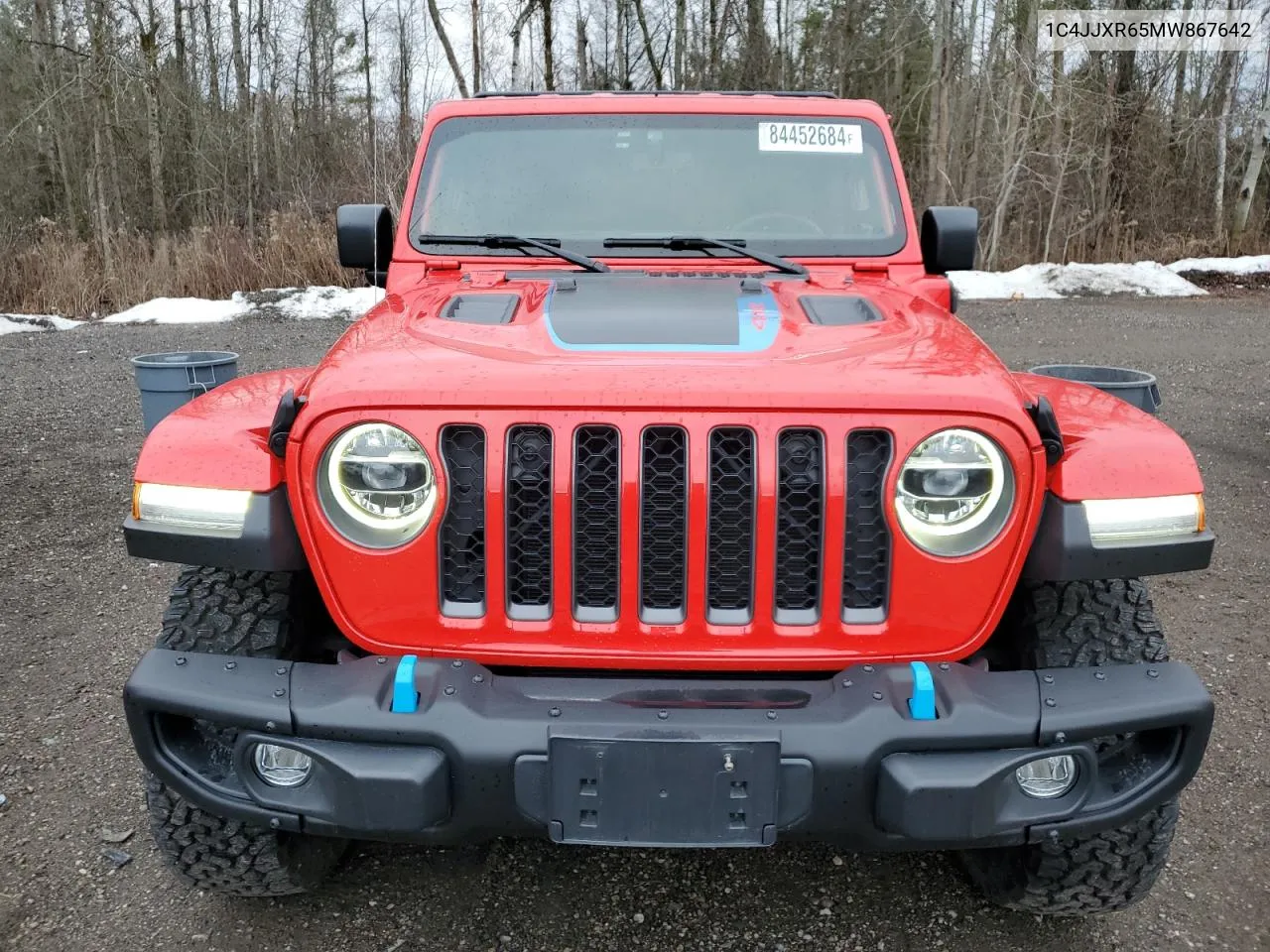2021 Jeep Wrangler Unlimited Rubicon 4Xe VIN: 1C4JJXR65MW867642 Lot: 84452684