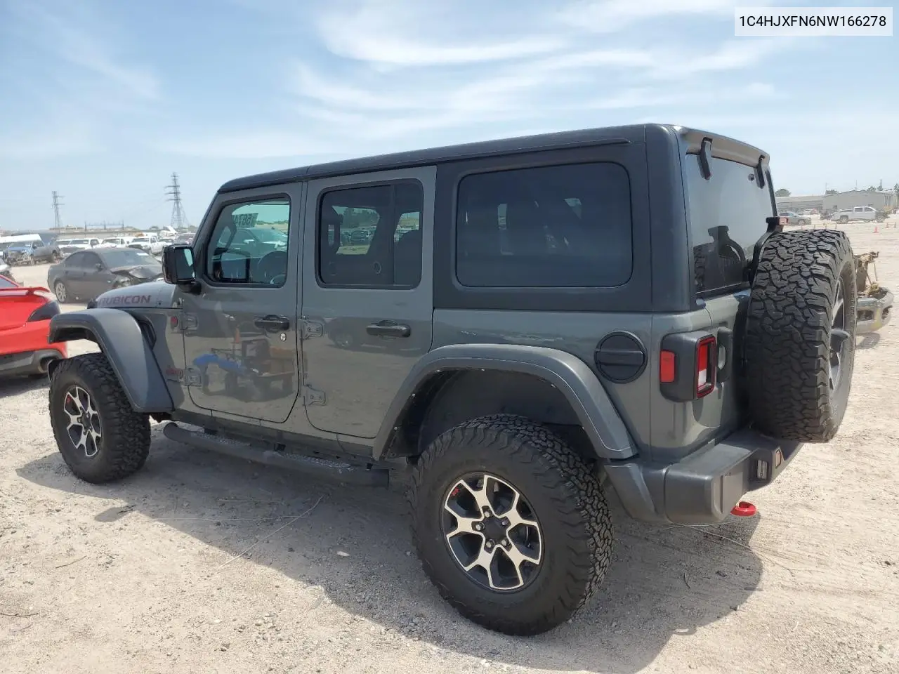 2022 Jeep Wrangler Unlimited Rubicon VIN: 1C4HJXFN6NW166278 Lot: 56745075