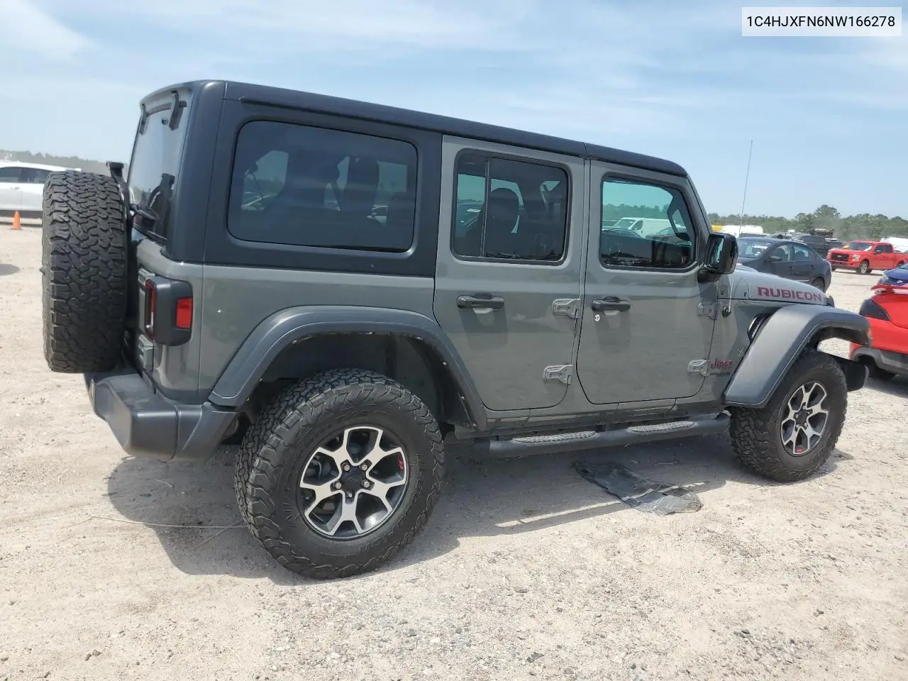 2022 Jeep Wrangler Unlimited Rubicon VIN: 1C4HJXFN6NW166278 Lot: 56745075