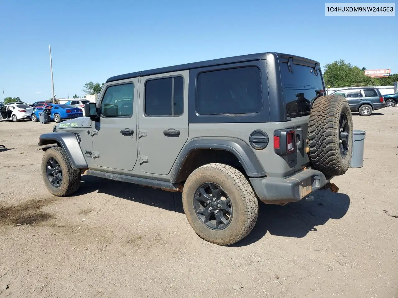 2022 Jeep Wrangler Unlimited Sport VIN: 1C4HJXDM9NW244563 Lot: 58020525