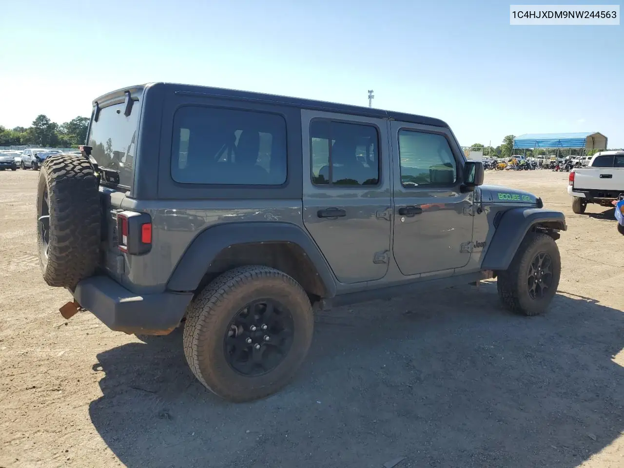 2022 Jeep Wrangler Unlimited Sport VIN: 1C4HJXDM9NW244563 Lot: 58020525