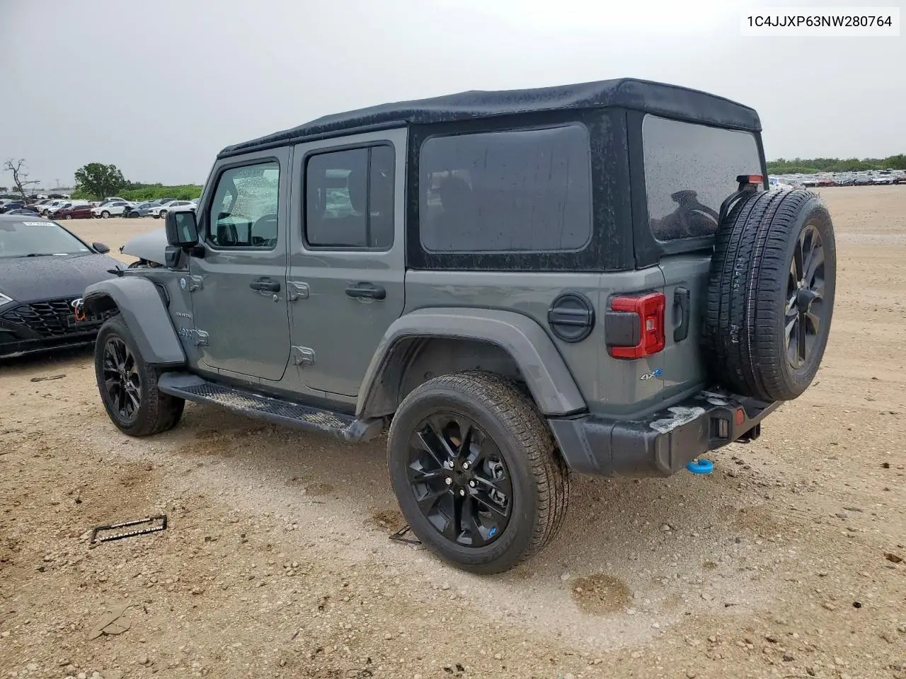 2022 Jeep Wrangler Unlimited Sahara 4Xe VIN: 1C4JJXP63NW280764 Lot: 62089915