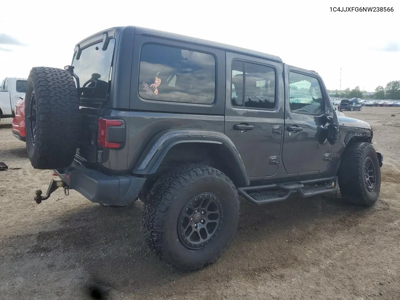 2022 Jeep Wrangler Unlimited Rubicon VIN: 1C4JJXFG6NW238566 Lot: 62285635