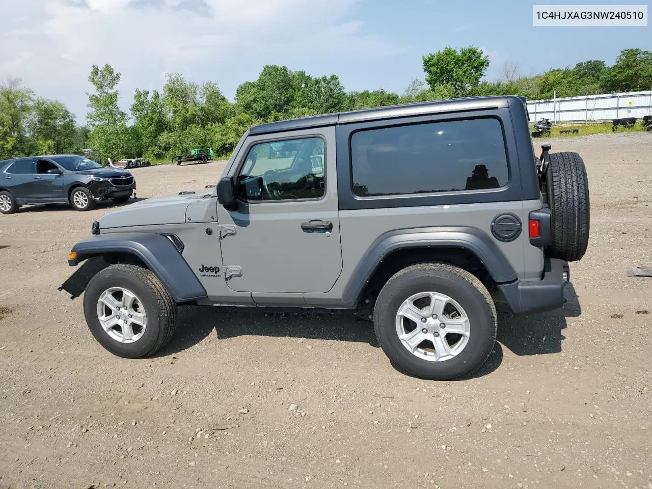 2022 Jeep Wrangler Sport VIN: 1C4HJXAG3NW240510 Lot: 62459755