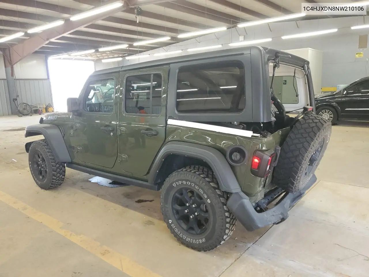 2022 Jeep Wrangler Unlimited Sport VIN: 1C4HJXDN8NW210106 Lot: 62480705