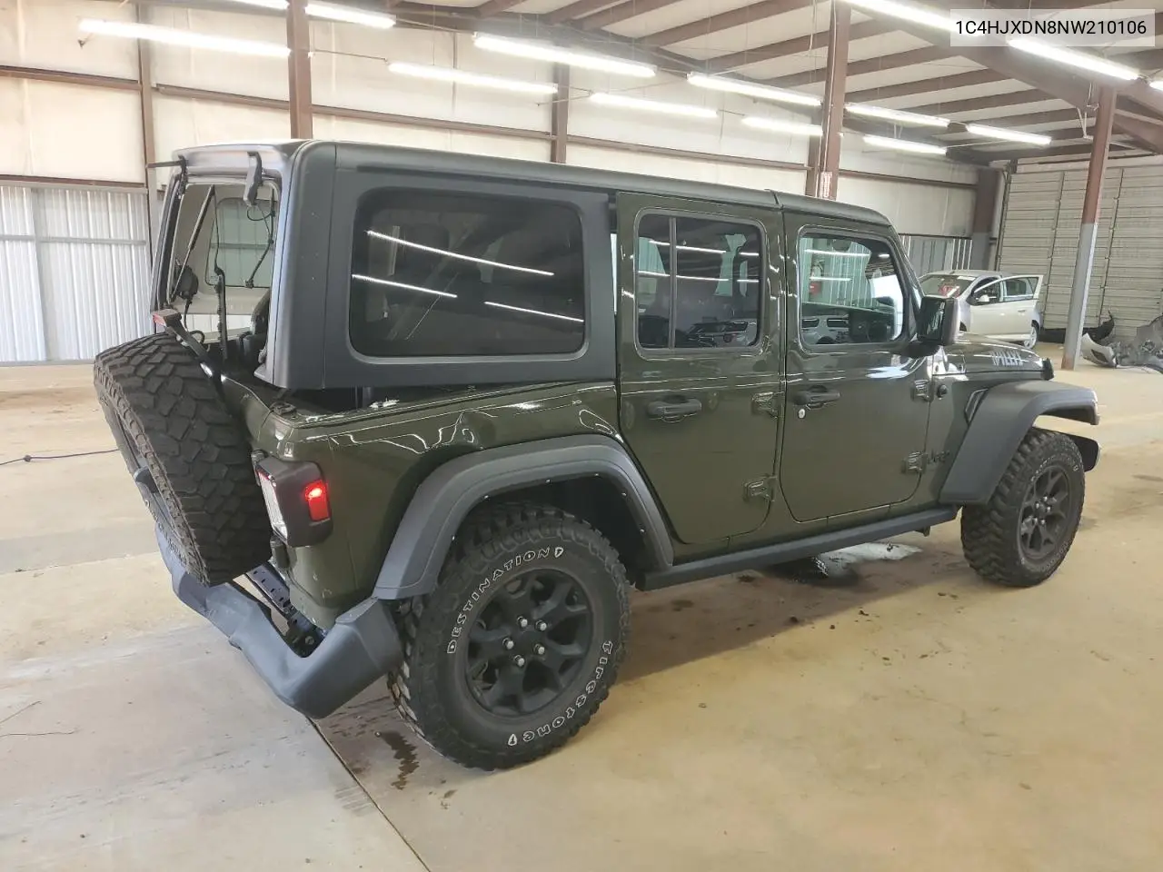 2022 Jeep Wrangler Unlimited Sport VIN: 1C4HJXDN8NW210106 Lot: 62480705