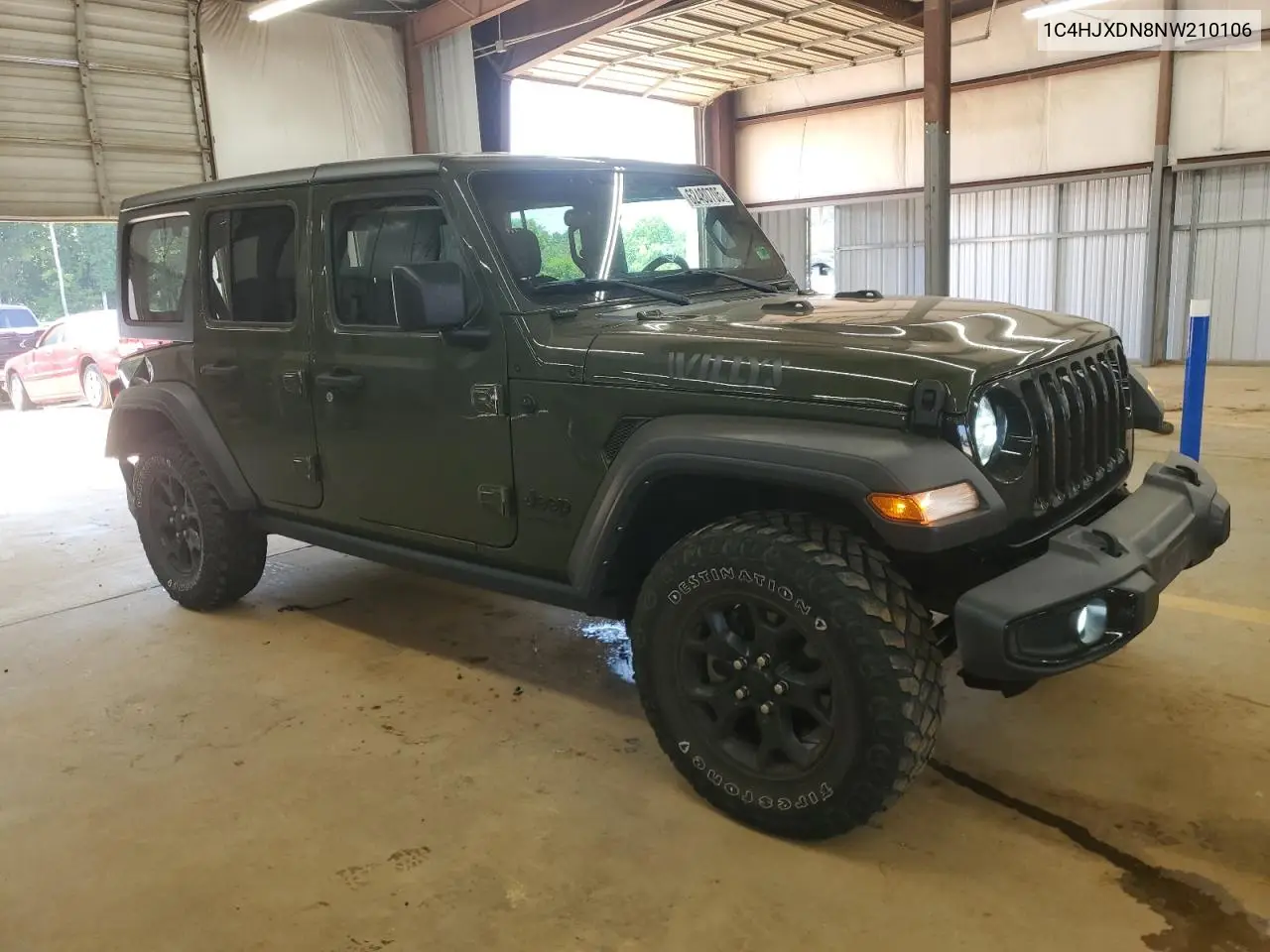 2022 Jeep Wrangler Unlimited Sport VIN: 1C4HJXDN8NW210106 Lot: 62480705