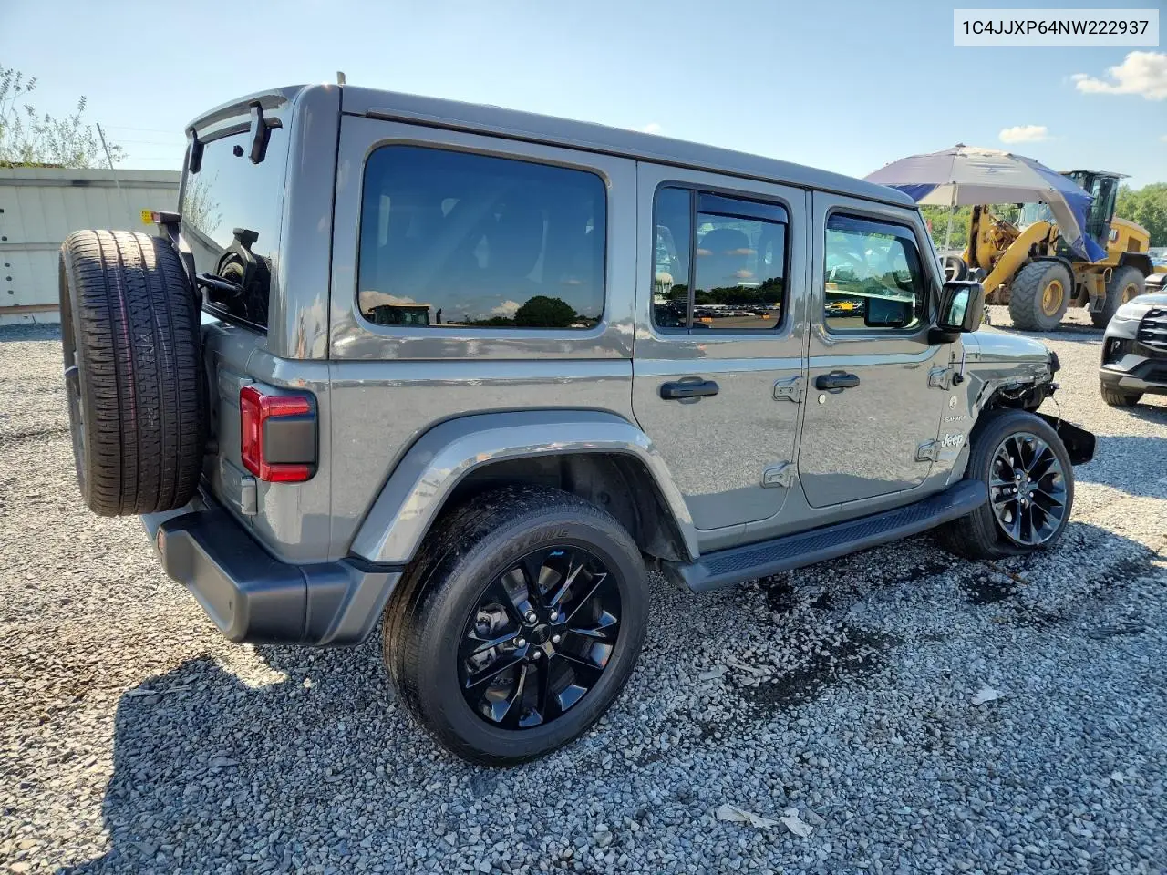 2022 Jeep Wrangler Unlimited Sahara 4Xe VIN: 1C4JJXP64NW222937 Lot: 64648125