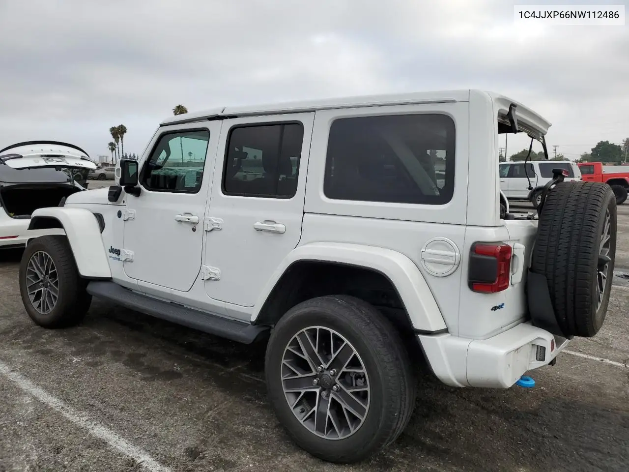 2022 Jeep Wrangler Unlimited Sahara 4Xe VIN: 1C4JJXP66NW112486 Lot: 65021535