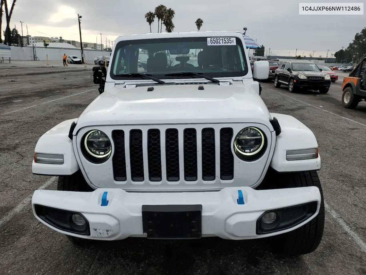 2022 Jeep Wrangler Unlimited Sahara 4Xe VIN: 1C4JJXP66NW112486 Lot: 65021535