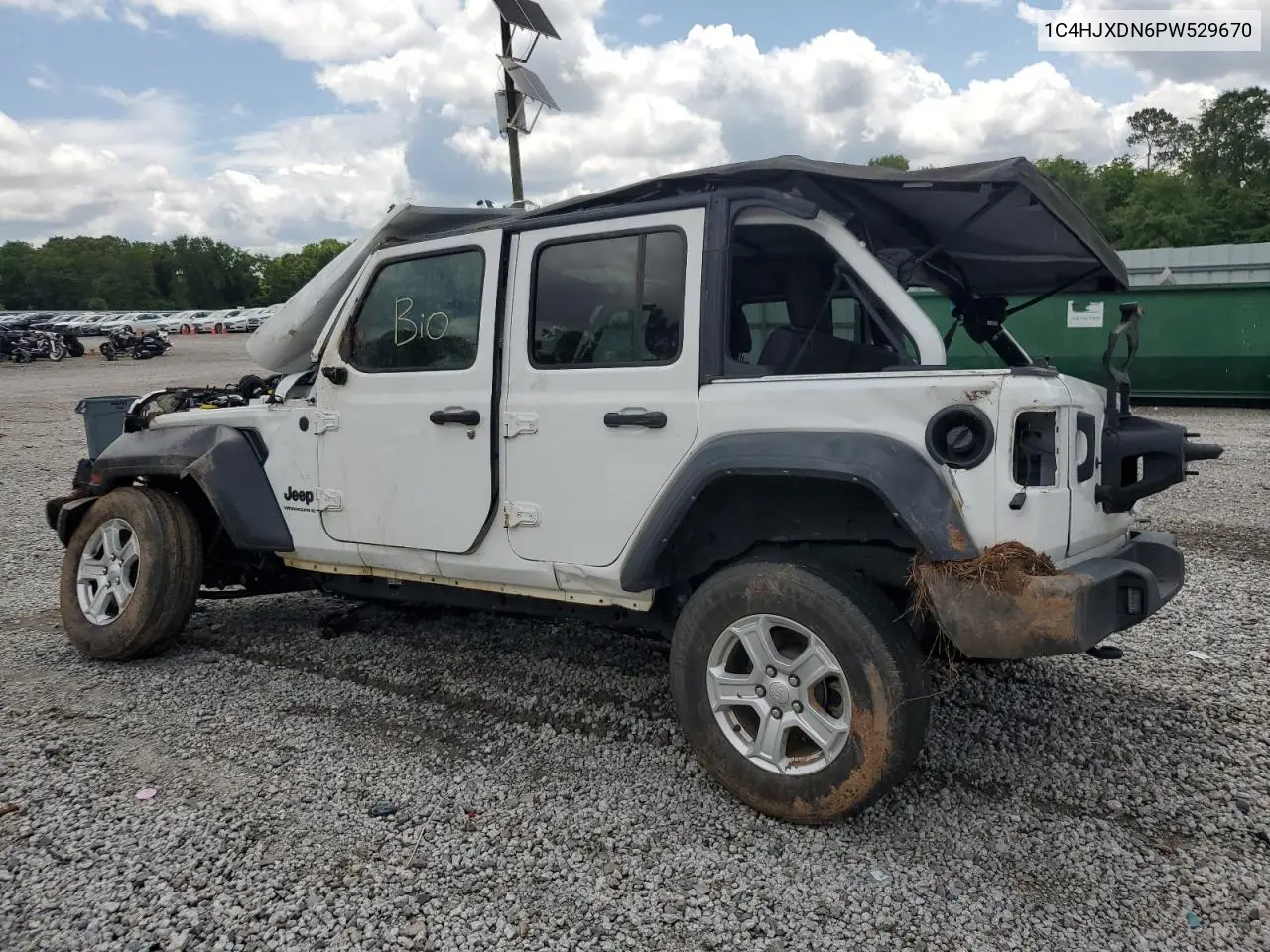 2023 Jeep Wrangler Sport VIN: 1C4HJXDN6PW529670 Lot: 59550535