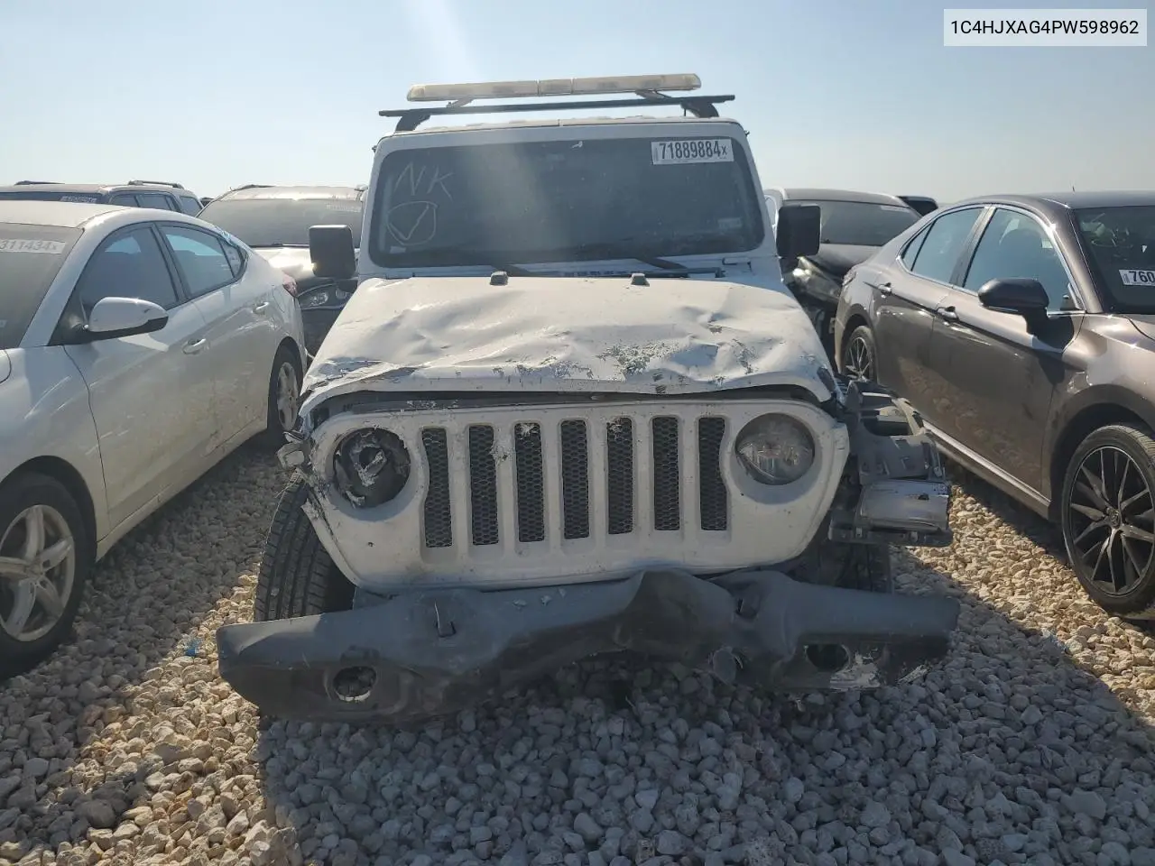 2023 Jeep Wrangler Sport VIN: 1C4HJXAG4PW598962 Lot: 71889884