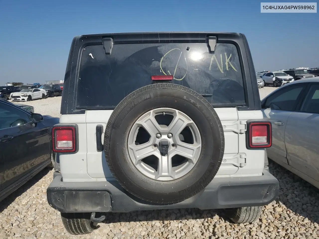 2023 Jeep Wrangler Sport VIN: 1C4HJXAG4PW598962 Lot: 71889884
