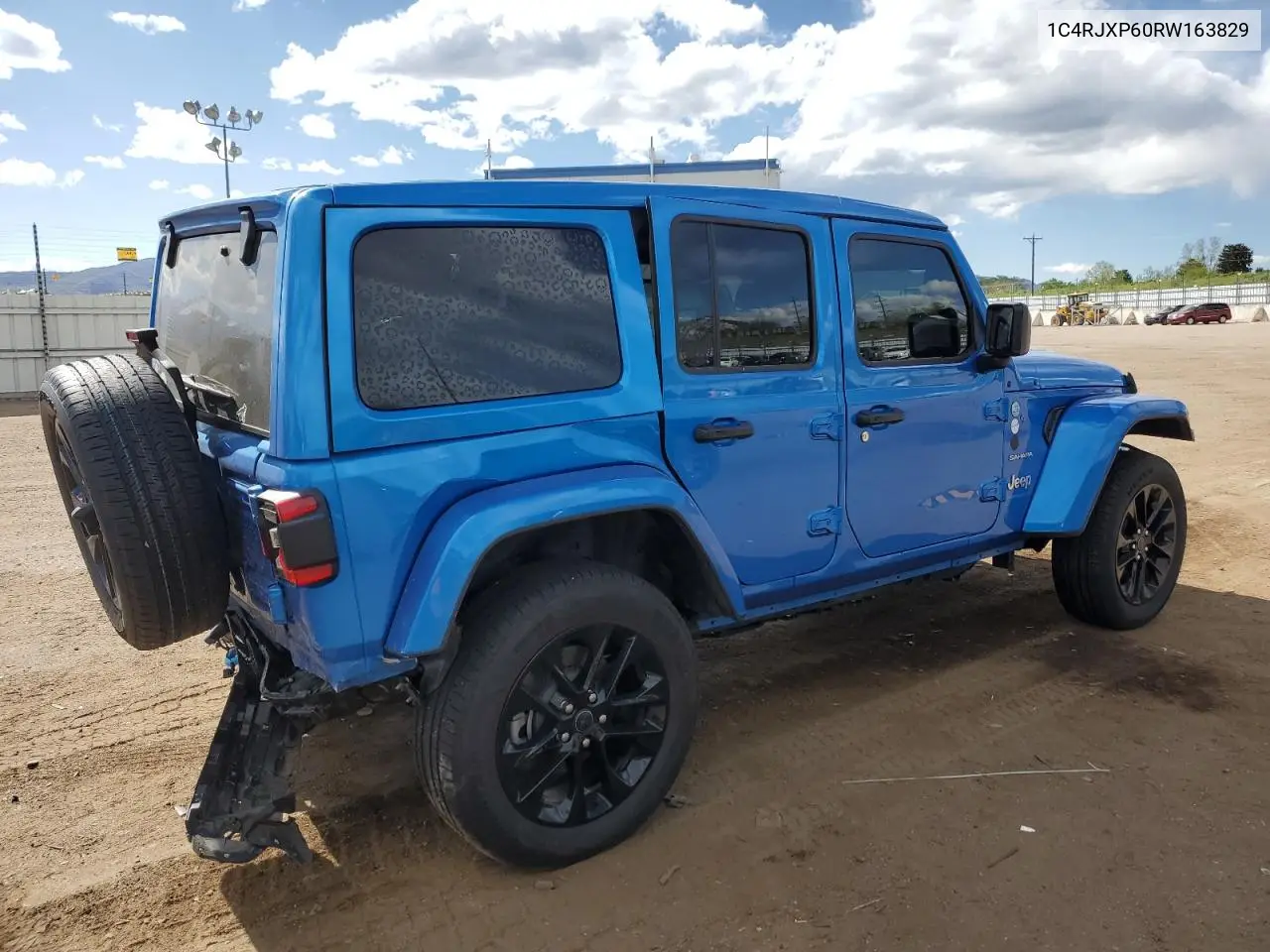 2024 Jeep Wrangler Sahara 4Xe VIN: 1C4RJXP60RW163829 Lot: 57182365