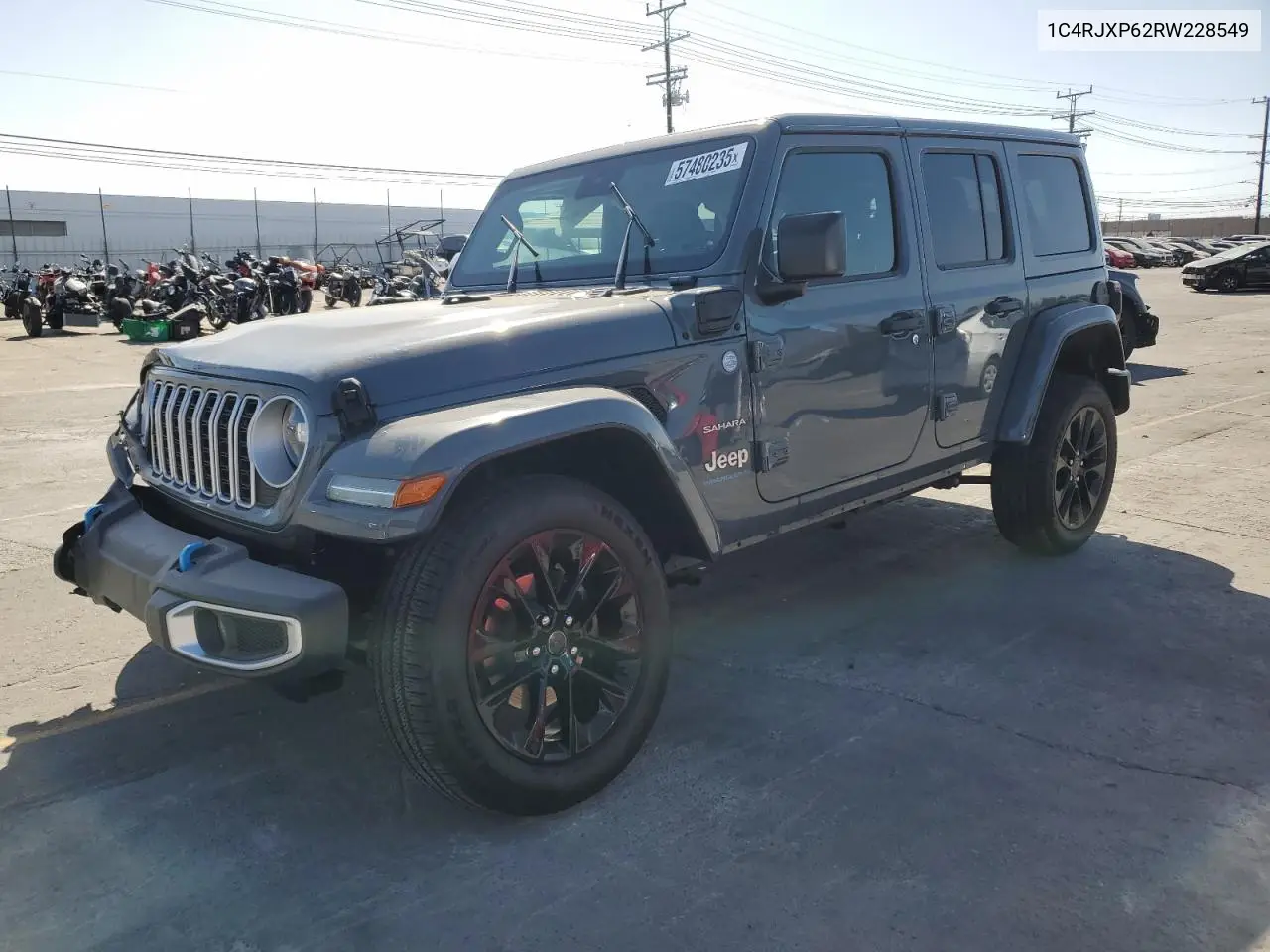 2024 Jeep Wrangler Sahara 4Xe VIN: 1C4RJXP62RW228549 Lot: 57480235
