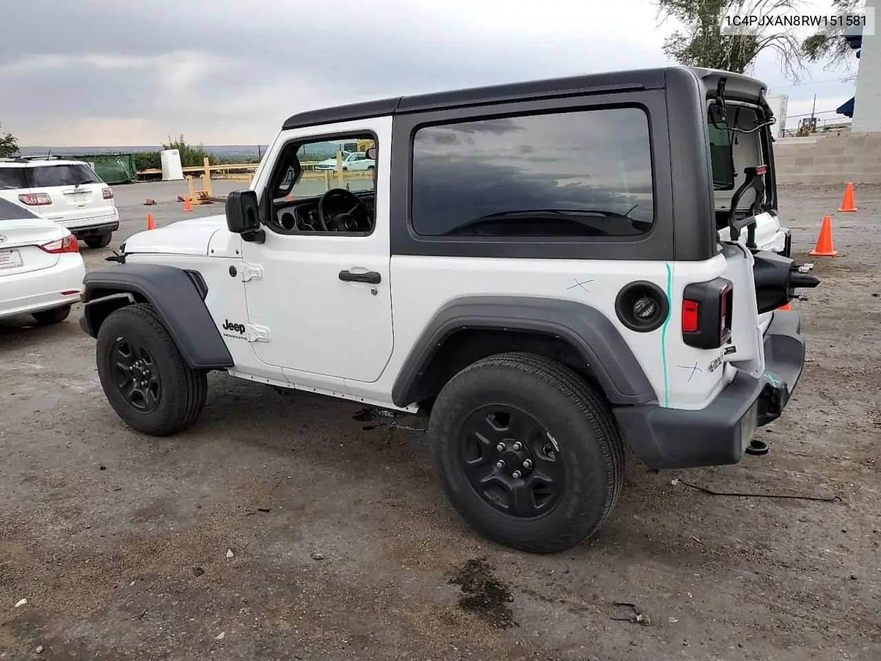 2024 Jeep Wrangler Sport VIN: 1C4PJXAN8RW151581 Lot: 62765825