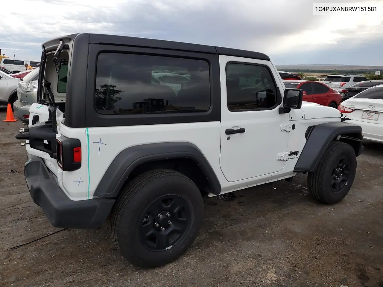 2024 Jeep Wrangler Sport VIN: 1C4PJXAN8RW151581 Lot: 62765825