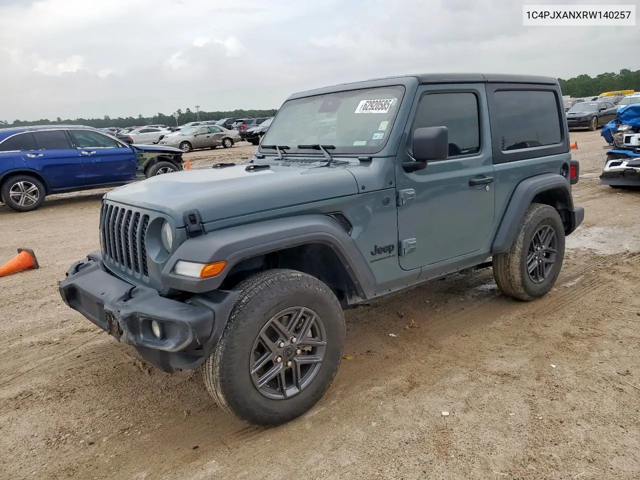 2024 Jeep Wrangler Sport VIN: 1C4PJXANXRW140257 Lot: 62920585