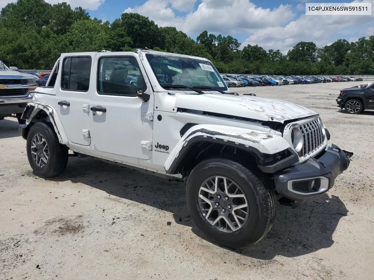 2025 Jeep Wrangler Sahara VIN: 1C4PJXEN6SW591511 Lot: 61090325