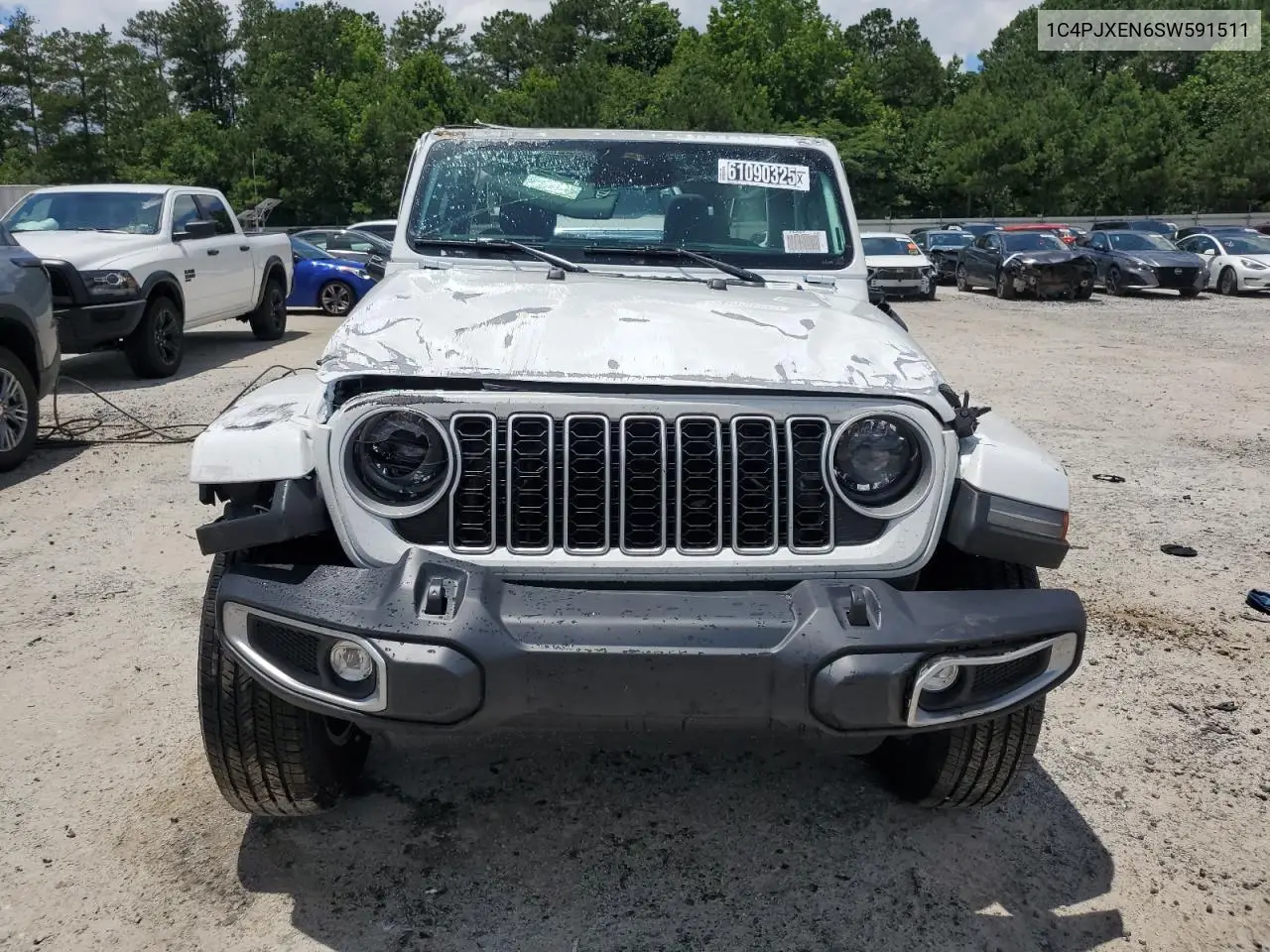 2025 Jeep Wrangler Sahara VIN: 1C4PJXEN6SW591511 Lot: 61090325