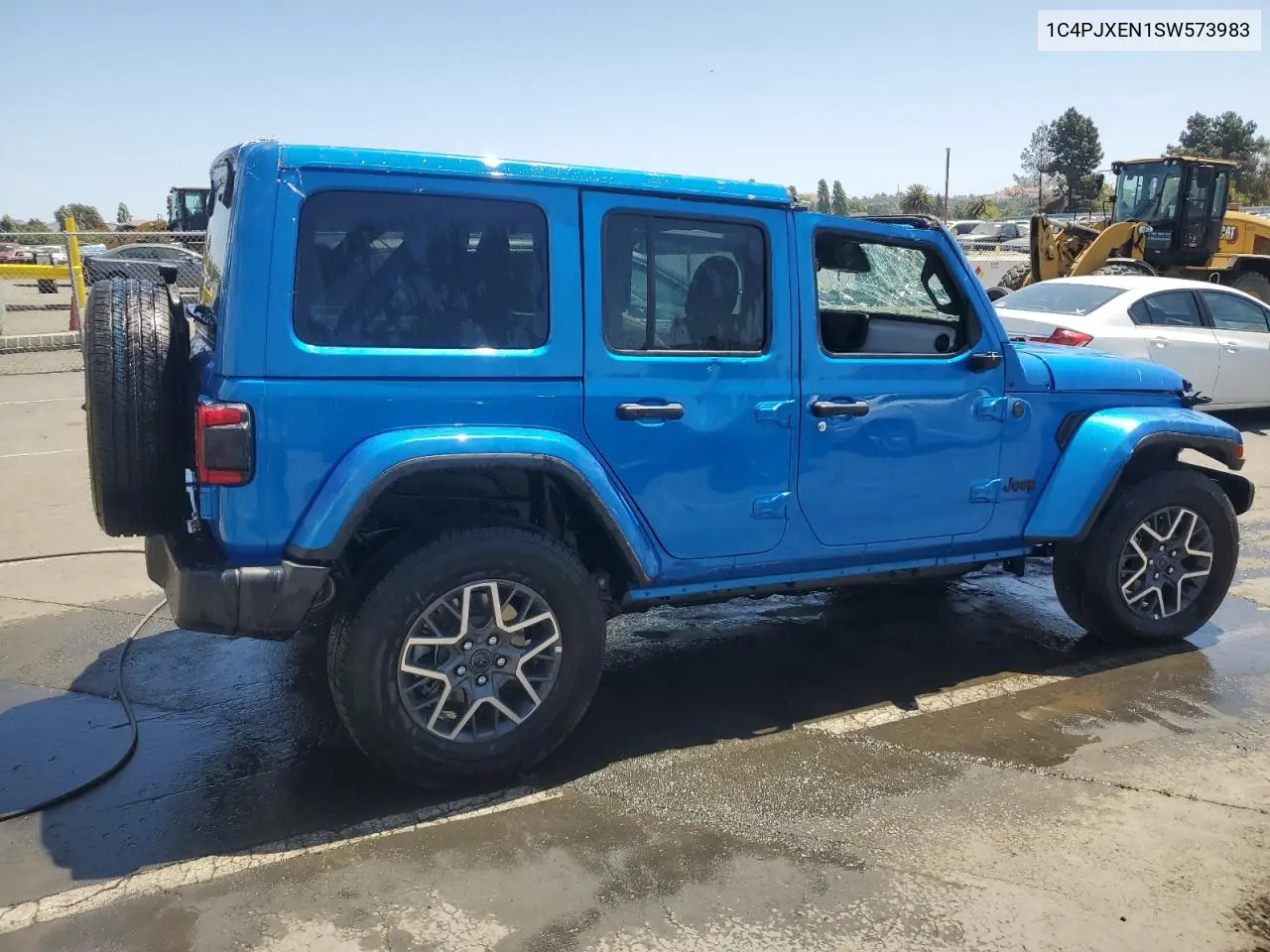 2025 Jeep Wrangler Sahara VIN: 1C4PJXEN1SW573983 Lot: 61785395