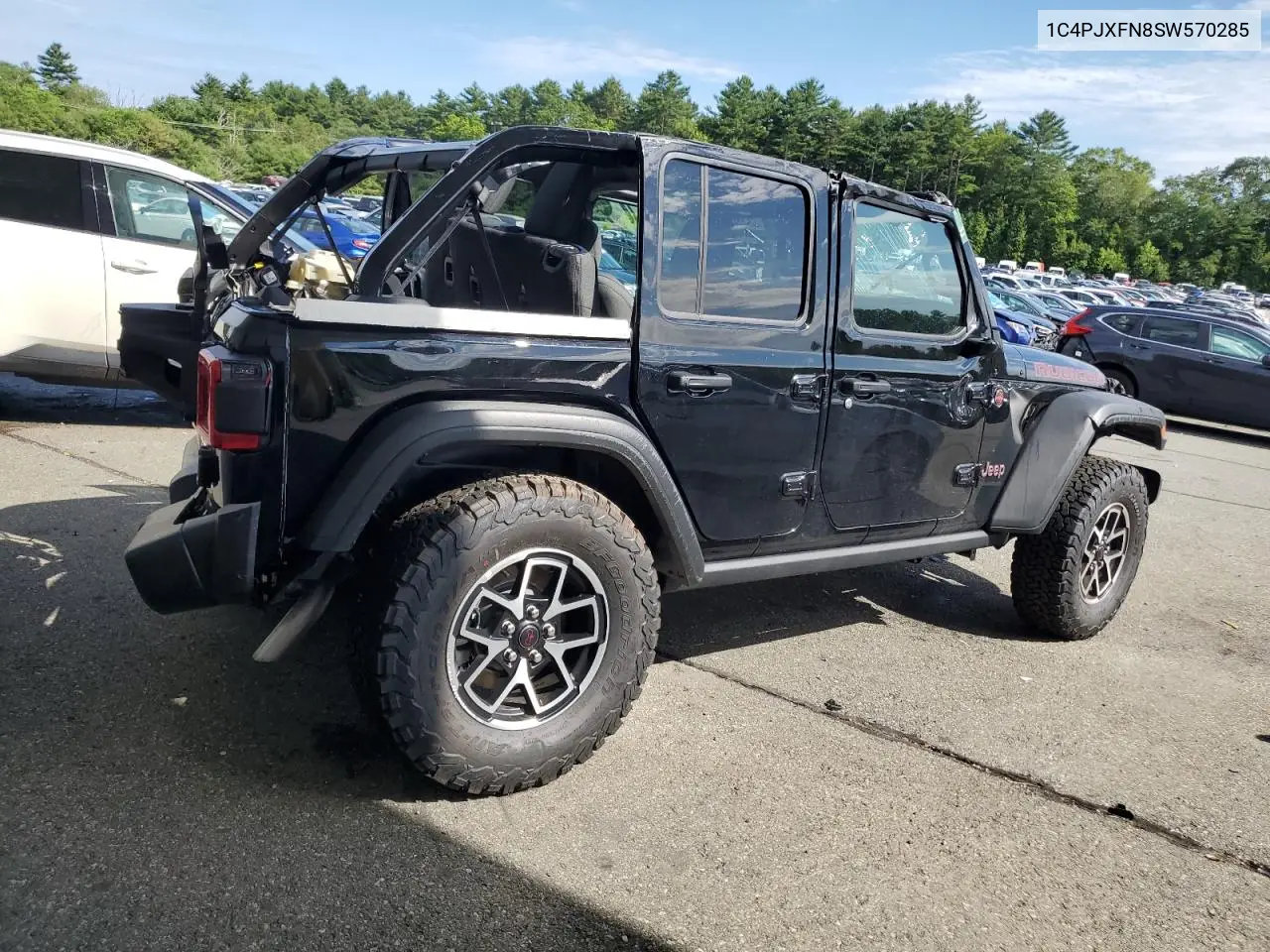 2025 Jeep Wrangler Rubicon VIN: 1C4PJXFN8SW570285 Lot: 62499715