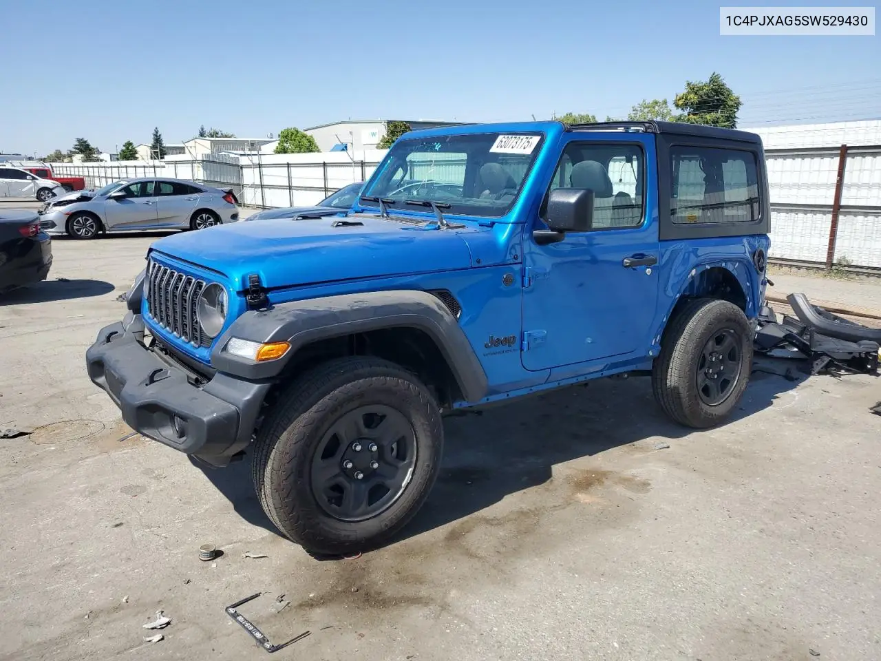 2025 Jeep Wrangler Sport VIN: 1C4PJXAG5SW529430 Lot: 63073175