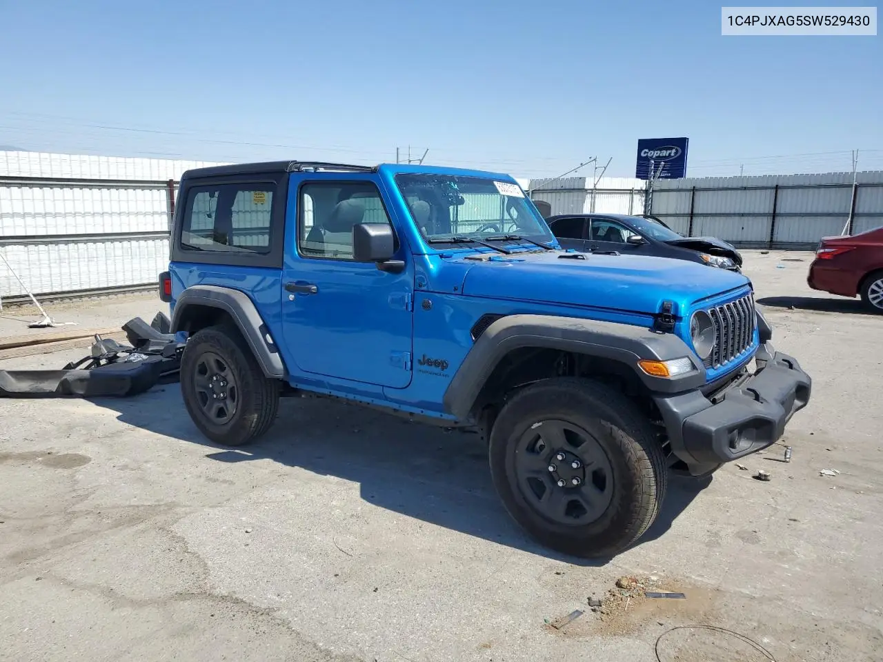 2025 Jeep Wrangler Sport VIN: 1C4PJXAG5SW529430 Lot: 63073175