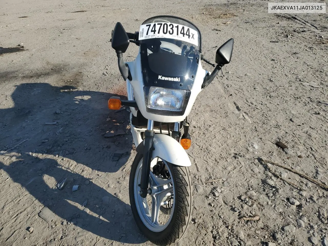 1988 Kawasaki Ex500 VIN: JKAEXVA11JA013125 Lot: 74703144