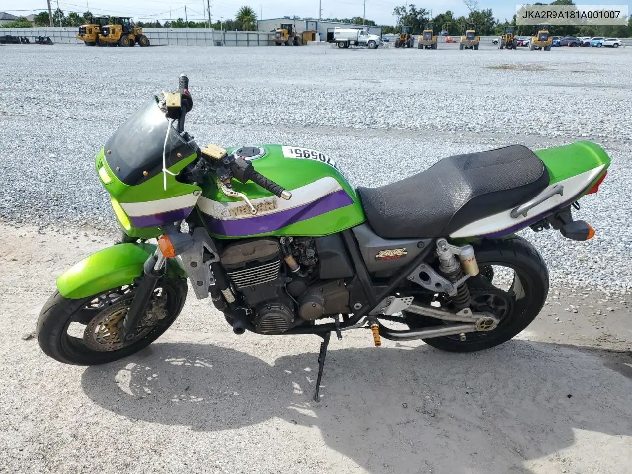 2001 Kawasaki Zrx VIN: JKA2R9A181A001007 Lot: 65770595