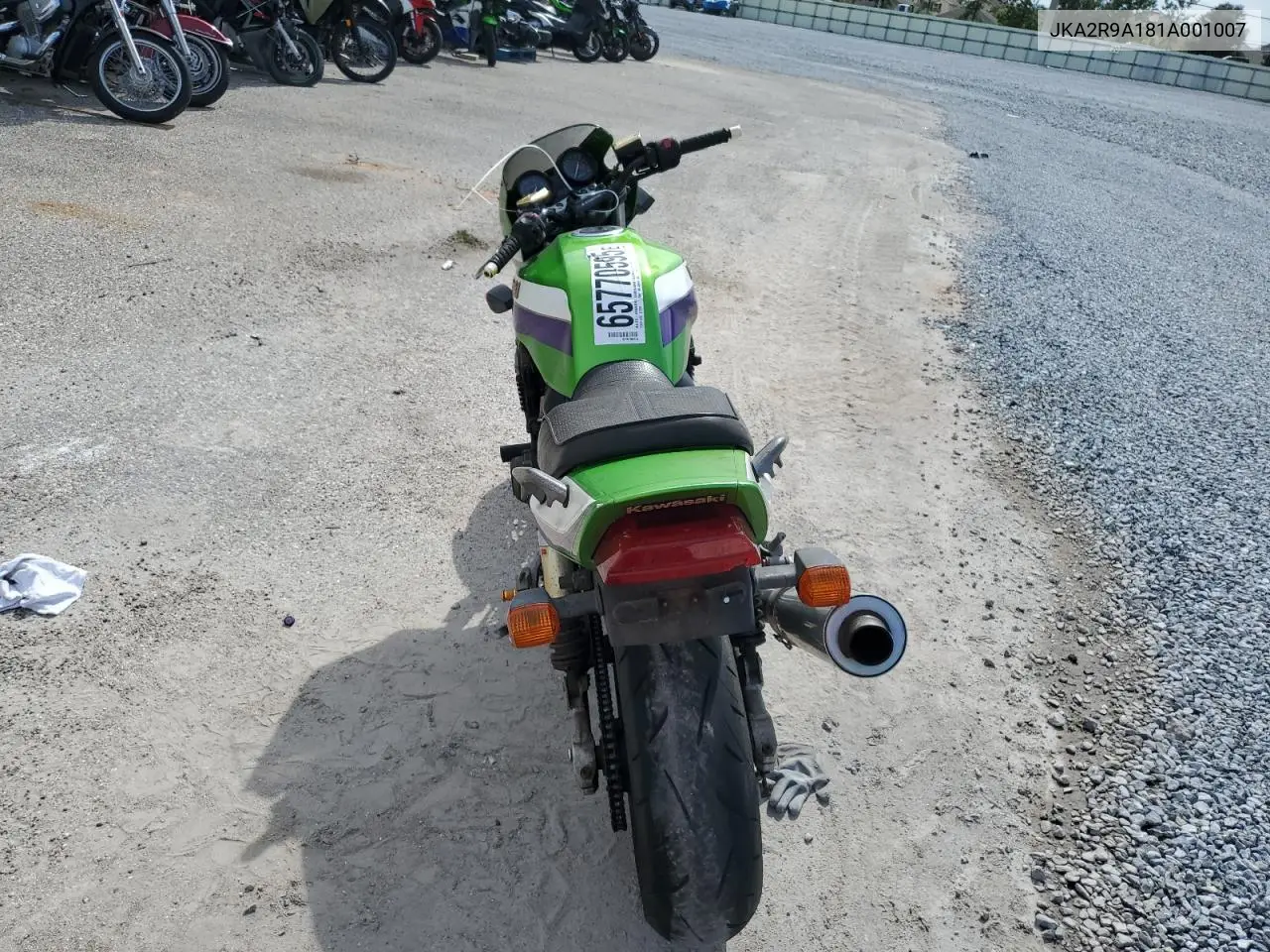 2001 Kawasaki Zrx VIN: JKA2R9A181A001007 Lot: 65770595