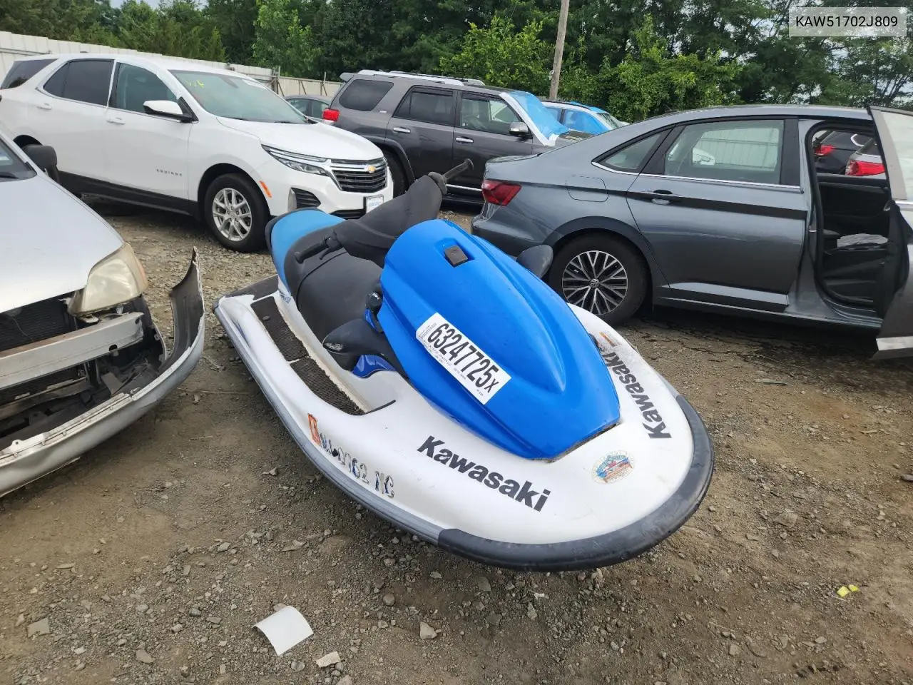 2009 Kawasaki Stf 15 VIN: KAW51702J809 Lot: 63247725