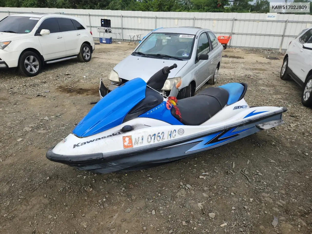 2009 Kawasaki Stf 15 VIN: KAW51702J809 Lot: 63247725