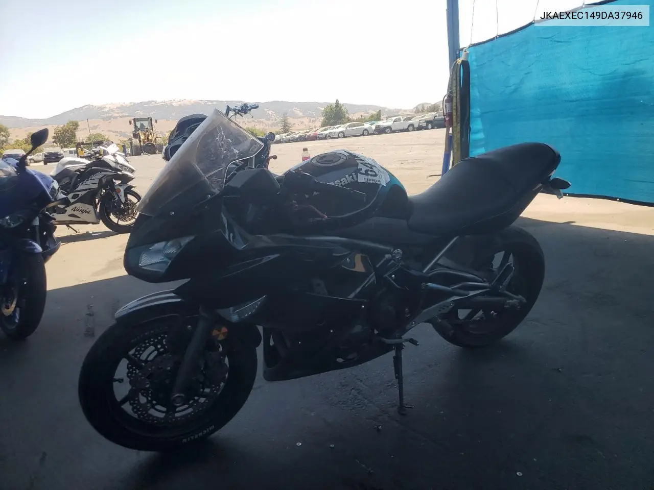 2009 Kawasaki Ex650 C VIN: JKAEXEC149DA37946 Lot: 64401185