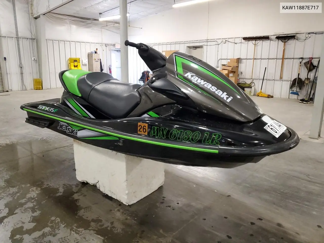 2018 Kawasaki Jetski VIN: KAW11887E717 Lot: 61614445