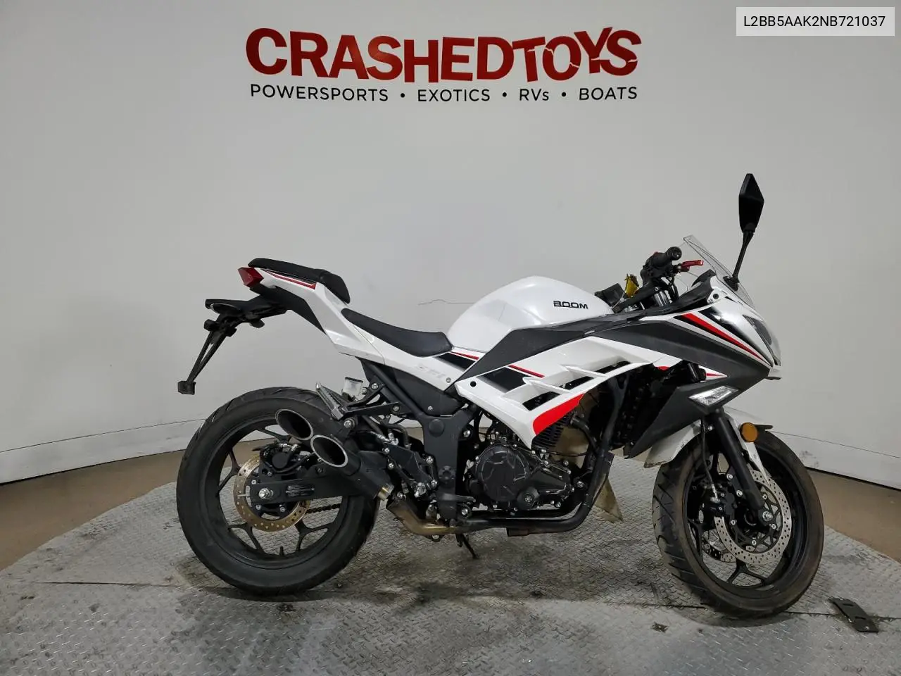 2022 Kawasaki Motorcycle VIN: L2BB5AAK2NB721037 Lot: 46589495