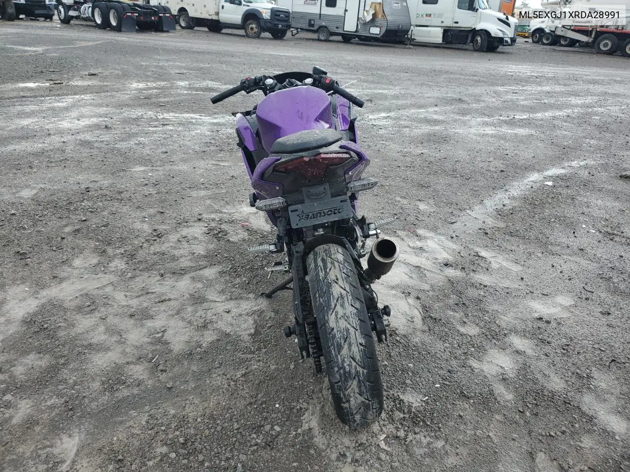 2024 Kawasaki Ex500 A VIN: ML5EXGJ1XRDA28991 Lot: 61530275