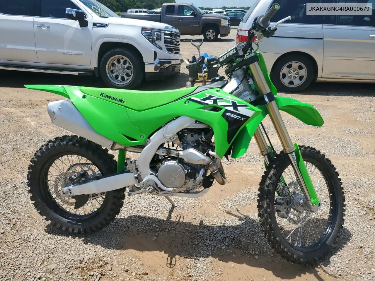 2024 Kawasaki Kx450 N VIN: JKAKXGNC4RA000679 Lot: 61801295