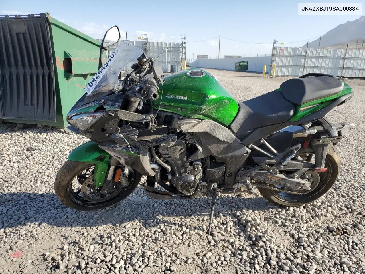 2025 Kawasaki Zx1100 J VIN: JKAZXBJ19SA000334 Lot: 64244945